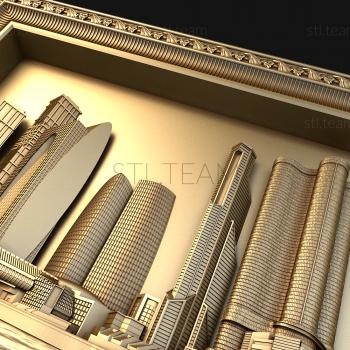 3D model Moscow city (STL)